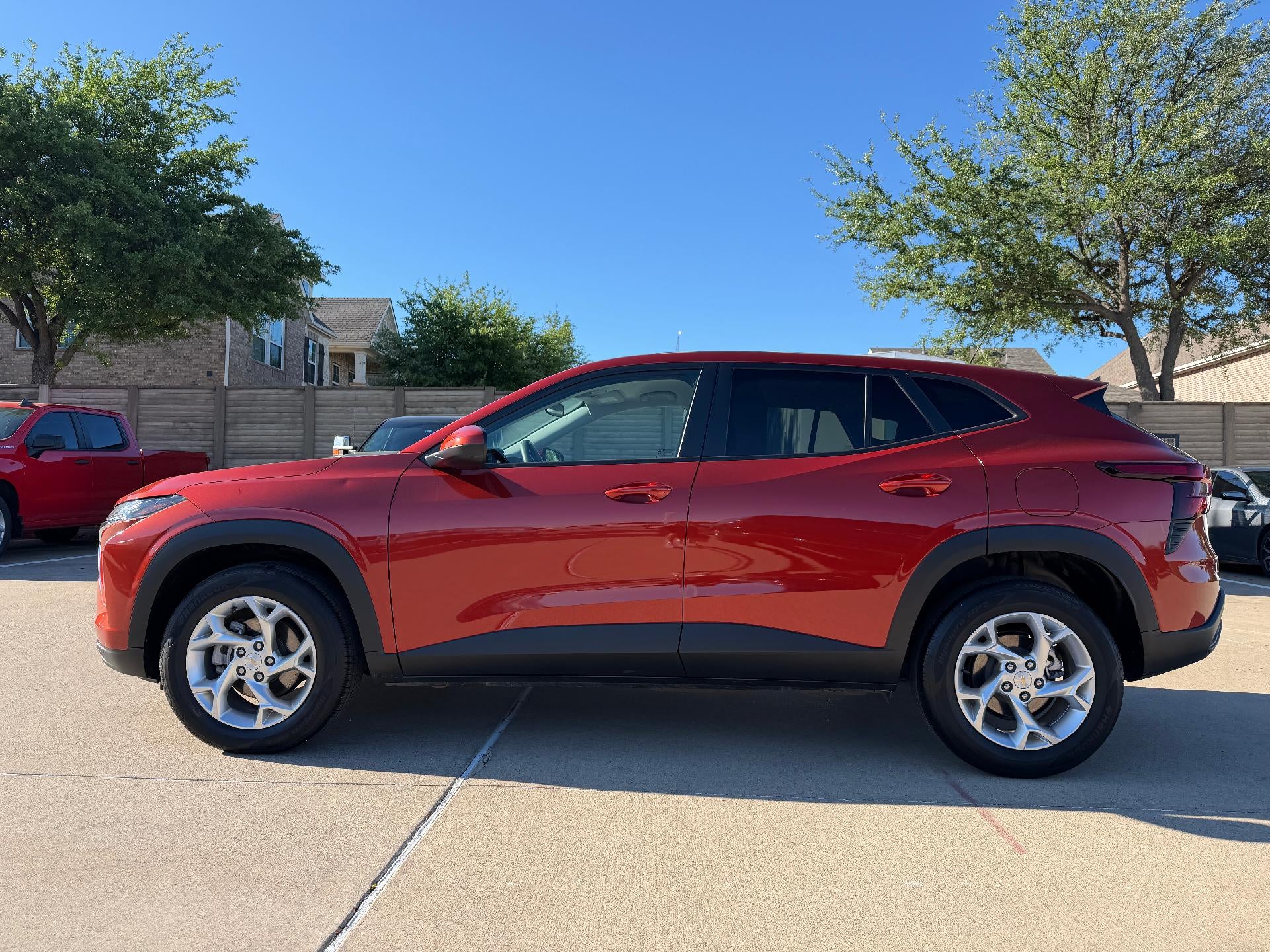 2024 Chevrolet Trax — rear three-quarter view